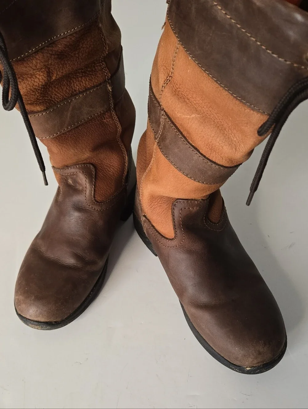Dublin Saddle Boot Leather Riding Equestrian size 8